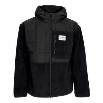 Cotopaxi Zwarte Hybride Hoodie Jas met Sherpa Isolatie - Heren - Fleece jassen - Zwart - XL - Polyester - Fitness