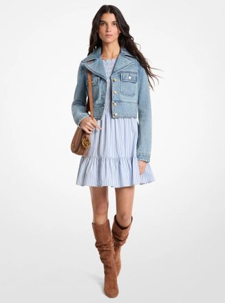 Michael Kors Cropped Denim Jacket