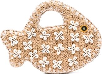 Simon Miller Borsa tote Puka Fish - Toni neutri