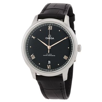 Omega Pre-owned Omega De Ville Automatic Chronometer Black Dial Mens Watch 434.13.40.20.01.001