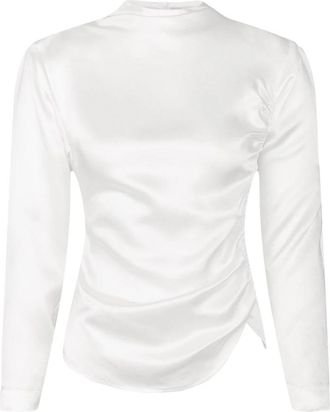 Envelope 1976 Jet Top - Dames - Longsleeves - Wit - XS - Tops