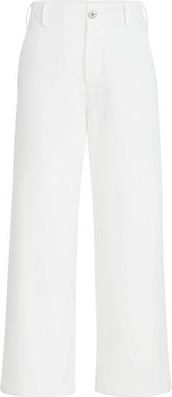Brunello Cucinelli Chino Crop trousers in White at Nordstrom, Size 46 It