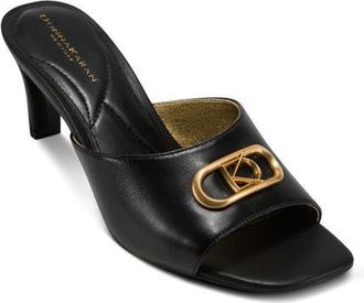 DKNY Byrony Slide Sandal in Black at Nordstrom, Size 8.5