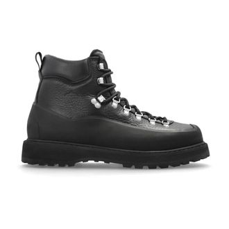 Diemme Lace-up Boots, male, Black, Size: 8 1/2 US Roccia Vet Gomma Shoes