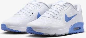 Nike Mens Nike Air Max 90 G HV9305-100 Sneakers White Blue Golf Shoes DWA2755