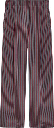 Dries Van Noten Pila Striped Wide-leg Trousers - Grey - 38 (UK10 / S)