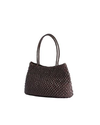 Dragon Diffusion S.Croce Calfskin Leather Shoulder Bag - Brown