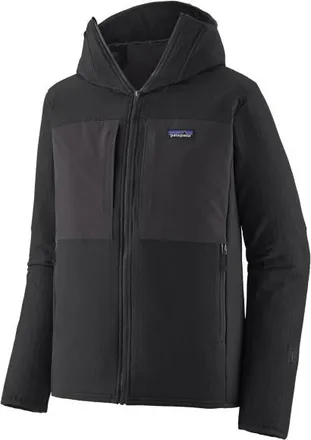 Patagonia R2 Techface Hoody Fleecejacke f&uuml;r Herren | schwarz