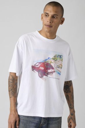 Levi's T-shirt squadrata con stampa - Uomo - XL - Bianco / White Plus
