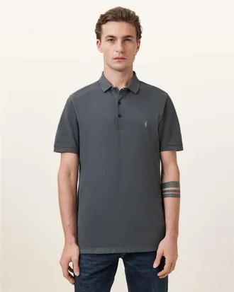 AllSaints Reform Short Sleeve Polo Shirt