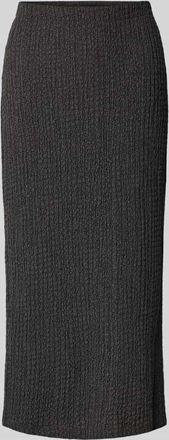 Christian Berg Midirock mit elastischem Bund in Black, Größe XXL