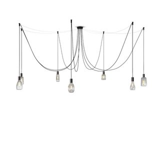 Daylight Italia Kit l&aacute;mpara de techo con 2 portal&aacute;mparas E27 negros