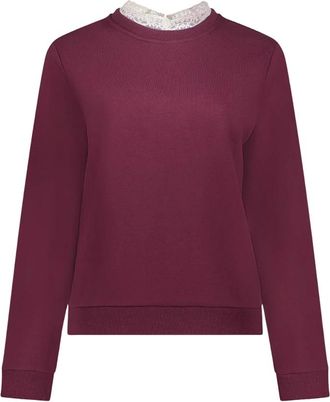 Geisha Sweater Victoria - Dames - Sweatshirts & Hoodies - Rood - Maat: XL Katoen