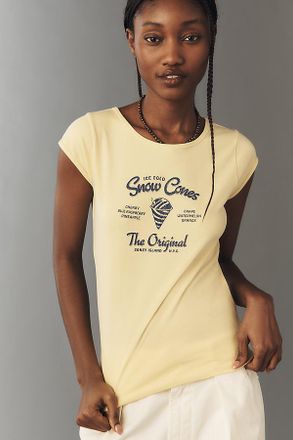 Pilcro Snow Cone Cotton Tee