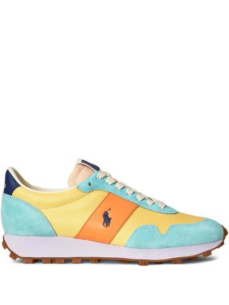Polo Ralph Lauren Sneakers Track 125 in pelle scamosciata - Giallo