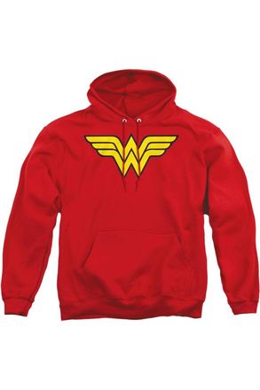 Gildan DC Comics Wonder Woman Logo Adult Pull Over Hoodie / Hooded Sweatshirt