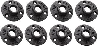 OEM Tubo De Hierro Fundido Maleable De 3/4 De Pulgada, Niples Roscados Negros De 3/4 De Pulgada, Juego De 8 Piezas