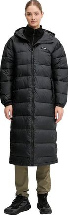 Columbia Pike Lake III Lange Capuchon Puffer Jas - Dames - Ski Jassen - Zwart - XL - Leer - Fitness