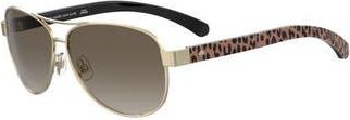Kate Spade New York dalia2 58mm aviator sunglasses in 094R-Ha at Nordstrom Rack