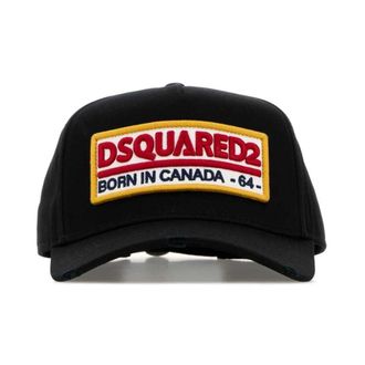 Dsquared2 Cap - Heren - Petten - Zwart - ONE Size - Accessoires