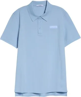 Givenchy Regular Fit Cotton Piqu Polo in Light Blue at Nordstrom, Size Xxx-Large