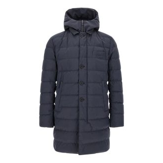 Herno Piumino Medio - Heren - Mantels - Blauw - Maat: XL