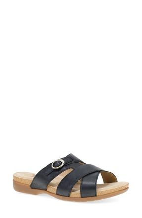 Dansko Regan Slide Sandal in Black at Nordstrom, Size 11.5-12Us