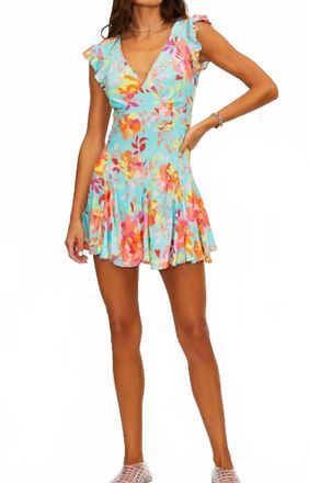Beach Riot Lennie Dress In Gulf Bloom