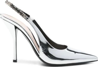 Gucci Leren pumps - Zilver
