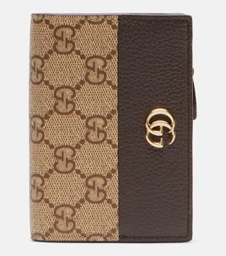 Gucci Cartera Marmont Small de piel con GG