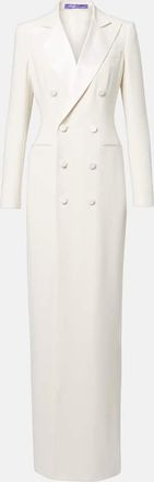 Ralph Lauren Collection Abito lungo Kristian in cady di seta