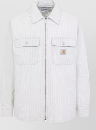 Carhartt Work in Progress mercer jacket buttoned pockets and cuffs