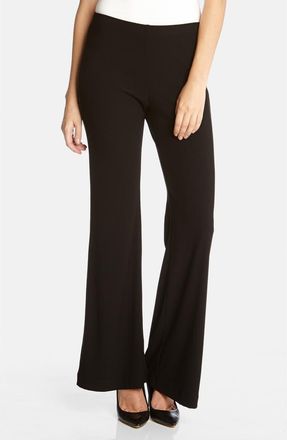 Karen Kane Wide Leg Crepe Pants in Black at Nordstrom, Size X-Small