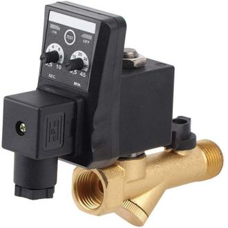 OEM V&aacute;lvula De Drenaje Temporizada Electr&oacute;nica Autom&aacute;tica G1/2 Dn15 Para Condensado De Compresor De Aire (ac230v) - Crezuo