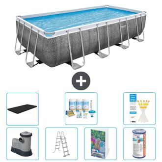 Bestway Piscina Bestway Power Steel Rectangular - 549x274x122 Cm - 8-piezas S556