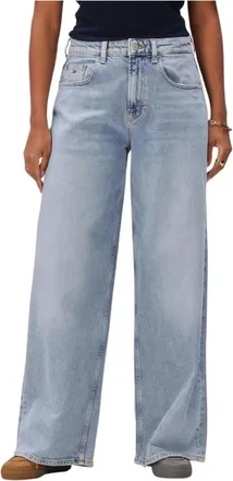 Tommy Jeans Dames, Jeans, Blauw, Maat: W29 L34 Katoen