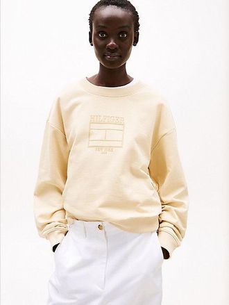 Tommy Hilfiger Hilfiger Flag Crew Neck Jumper