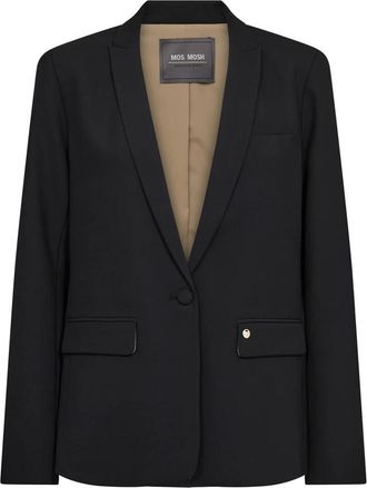 Mos Mosh Vrouwelijke Zwarte Blazer Mmphoebe Miley - Dames - Blazers - Zwart - XL - Polyester - Jassen