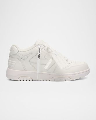 Off-white Men & apos;s Out Of Office Tonal Leather Low-Top Sneakers