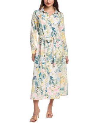 YAL New York Yal New York Printed Shirtdress