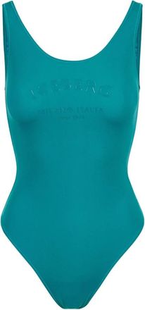 Iceberg Kobalt een-delig Olympisch-stijl badpak met toon-op-toon logo - Dames - Badpakken - Blauw - XS - Badmode