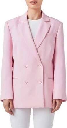 endless rose Double Breasted Blazer in Pink at Nordstrom Rack, Size X-Small