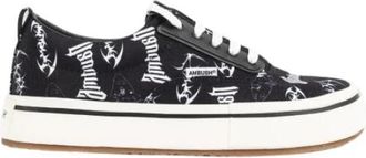 AMBUSH Laag uitgesneden sneakers met print - Heren - Sneakers - Zwart - 44 EU - Katoen - Schoenen