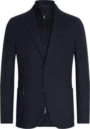 Ermenegildo Zegna Blazer a strati - Blu