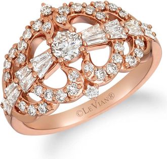 Le Vian Ladies Nude Diamonds Rings set in 14K Strawberry Gold