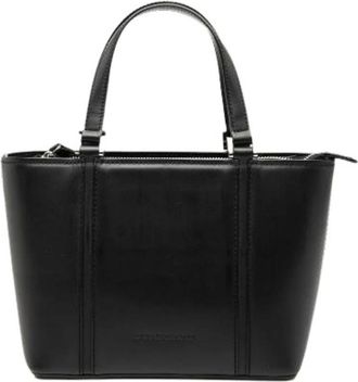 Burberry Pre-owned Handbags, female, Black, Size: ONE SIZE Pre-owned Leather Handbag