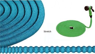 Trade Shop Trade Shop - Tubo 5-15m Flessibile Telescopico Pistola 3 Getti Antipiega Giardino Irrigazione