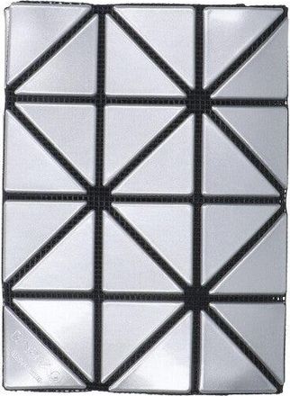 Bao Bao Issey Miyake Silver Prism Geometric Card Holder