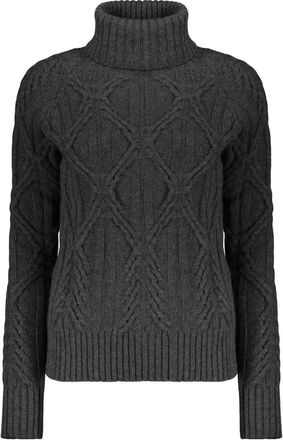 Moorer Coltrui - Dames - Cashmere truien - Grijs - XS - Kasjmier - Truien & Vesten