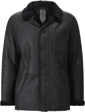 Werner Christ Faux Fur & Shearling Jassen - Heren - Jassen - Zwart - L - Jassen